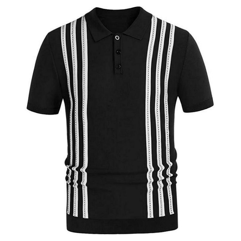 TheHigh™ | Striped Casual Polo