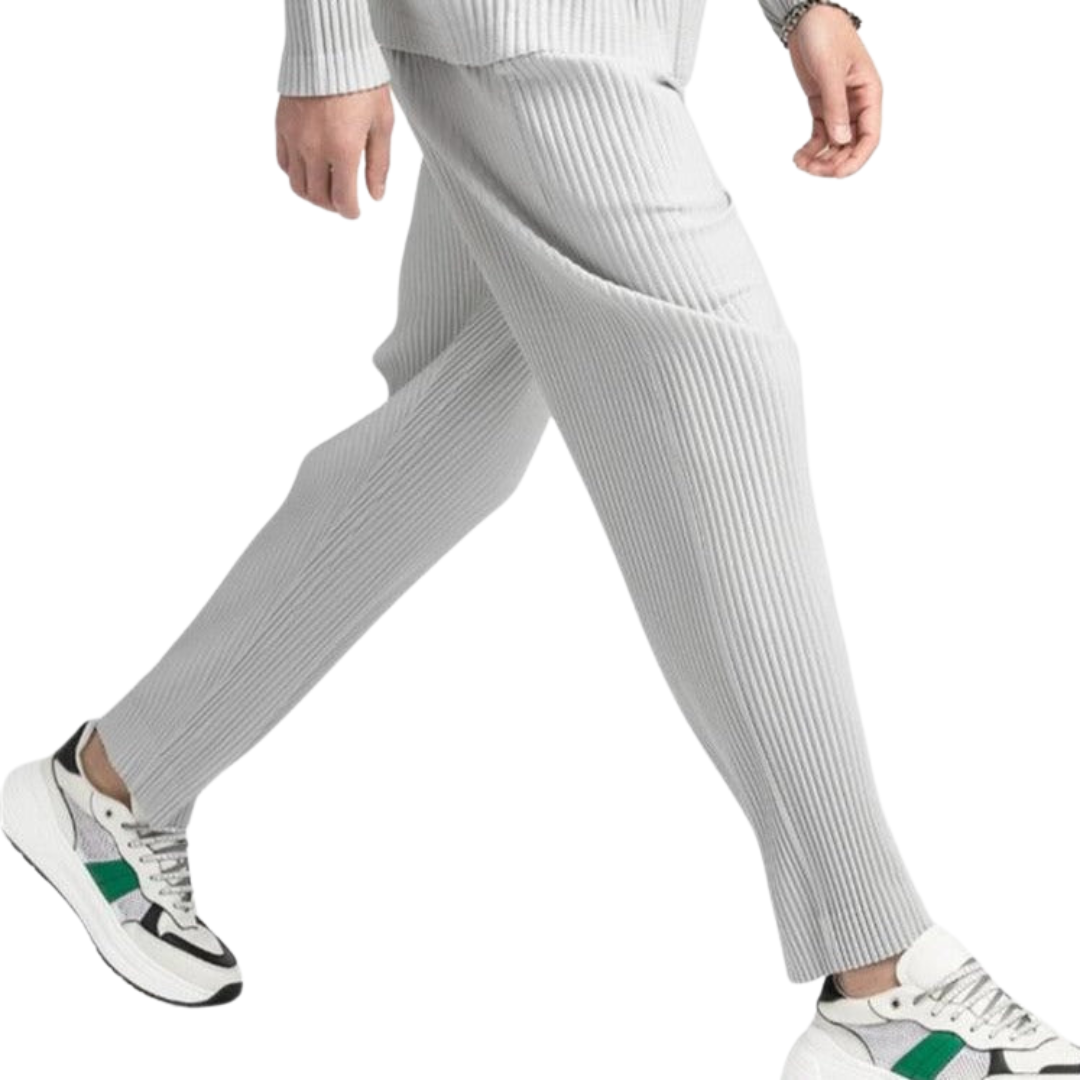 TheHigh™ | Ribbed cotton trousers