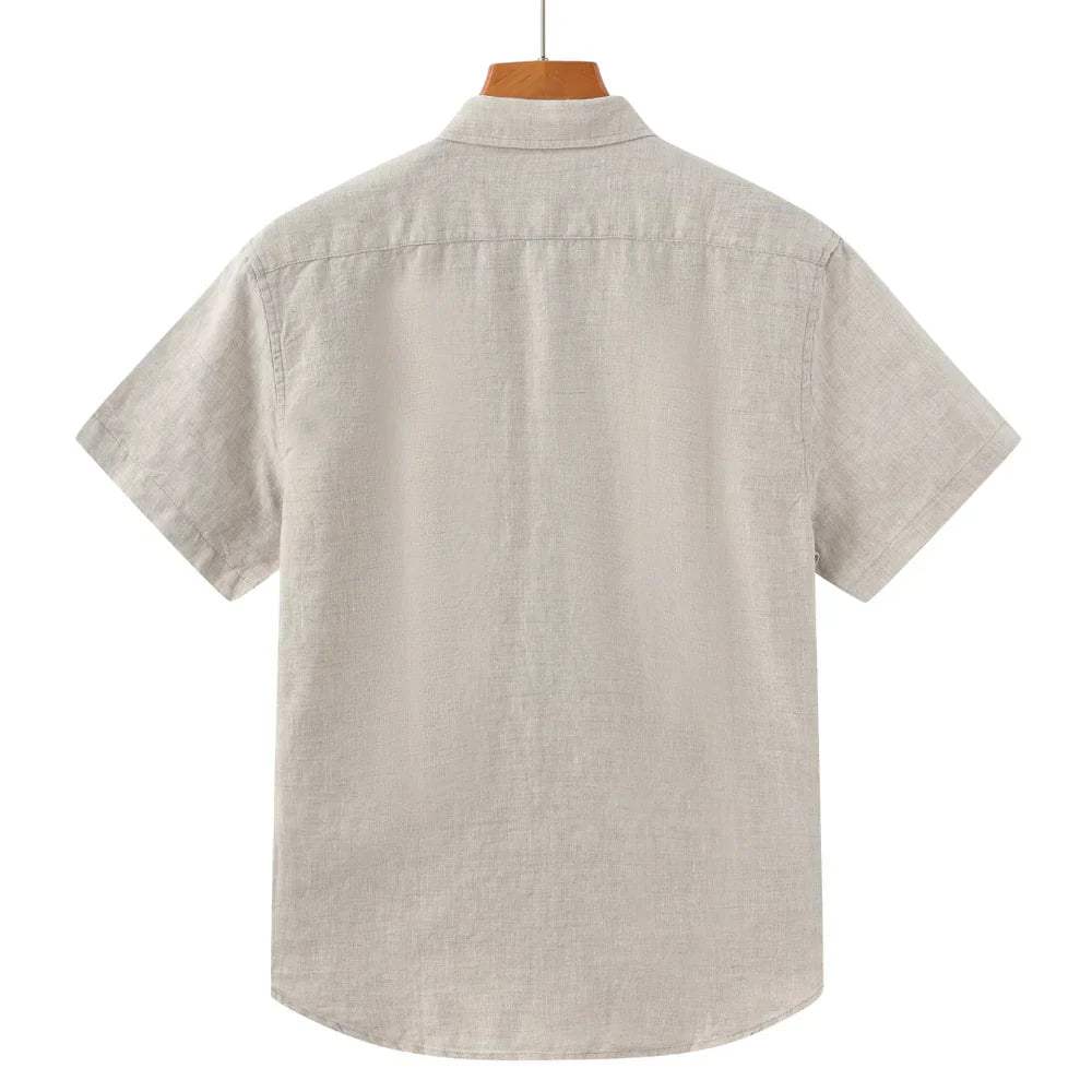 TheHigh™ | Linen shirt short sleeve