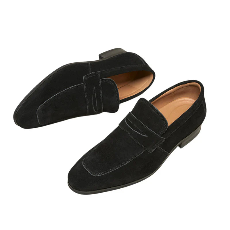 TheHigh™ | Suede Penny Loafers