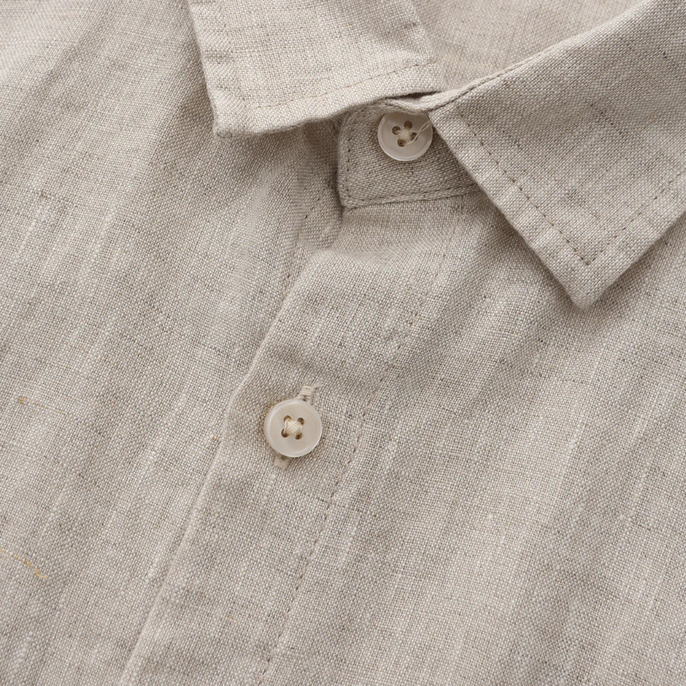 TheHigh™ | Linen shirt short sleeve