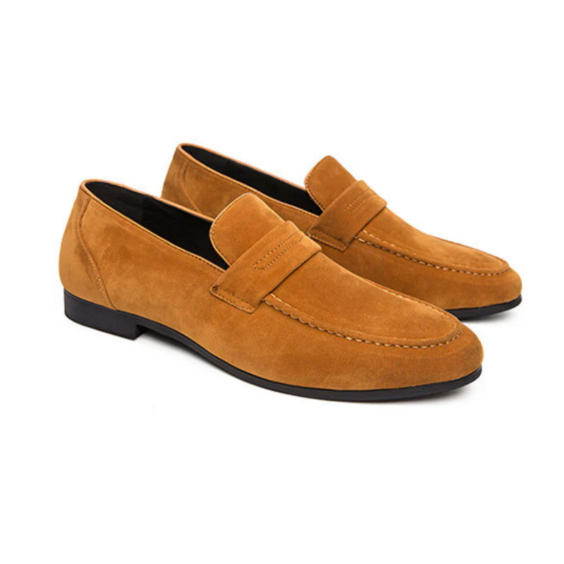 TheHigh™ | Suede Penny Loafers