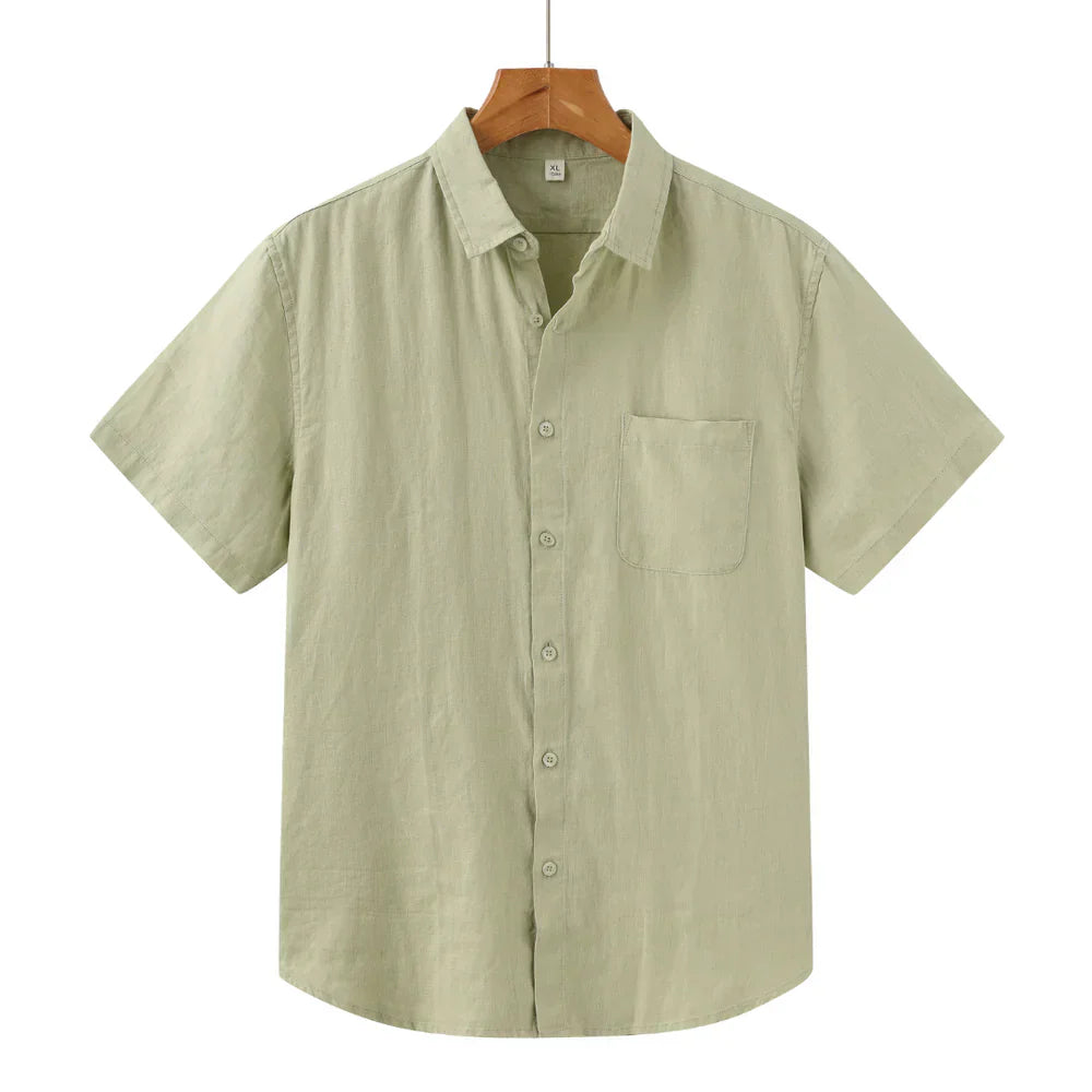 TheHigh™ | Linen shirt short sleeve