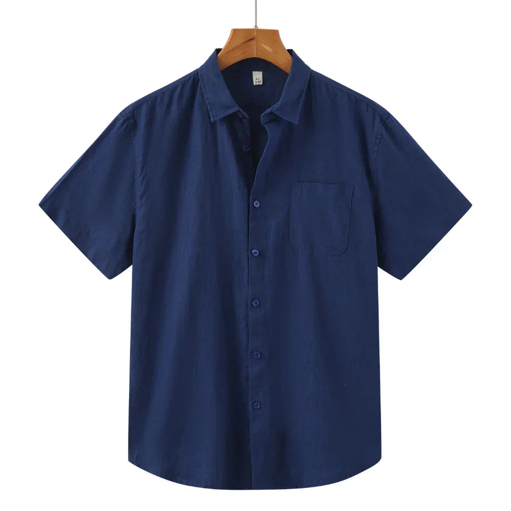 TheHigh™ | Linen shirt short sleeve