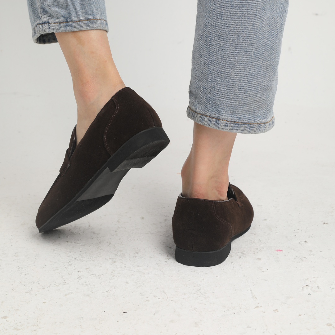 TheHigh™ | Suede Penny Loafers