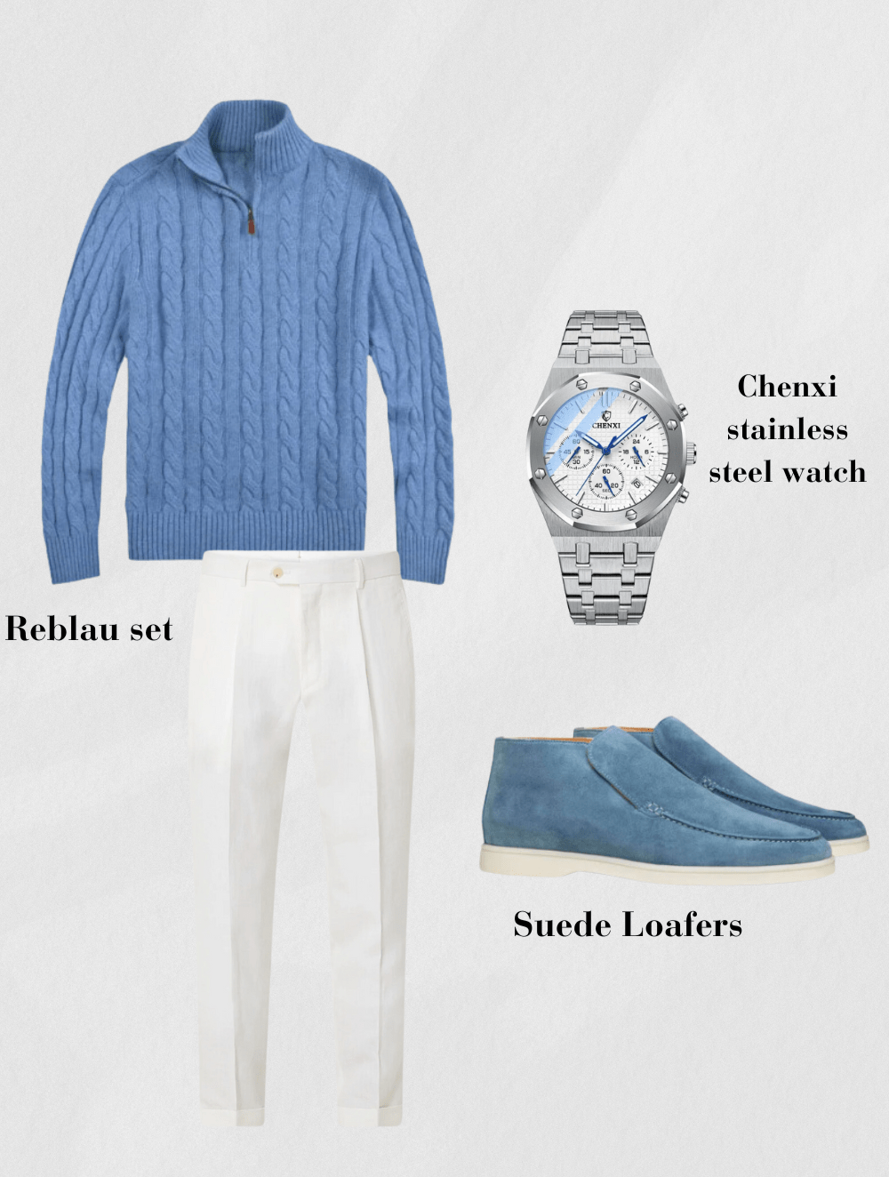 Classic Wealth - White Blue Set